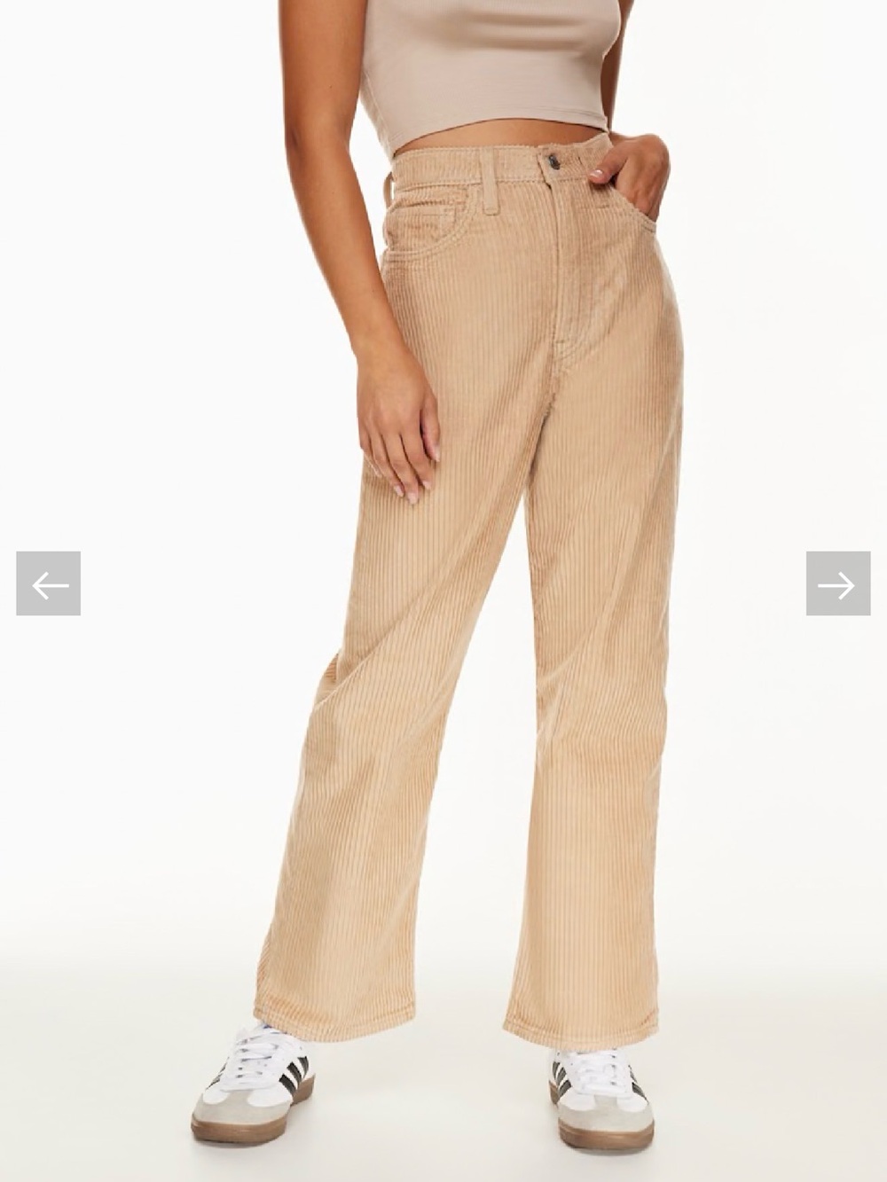 Levi's Women's Tan Corduroy Trousers